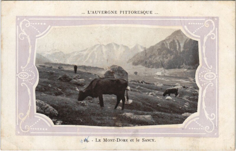 Carte postale ancienne Le Mont Dore Le Sancy à Mont-Dore