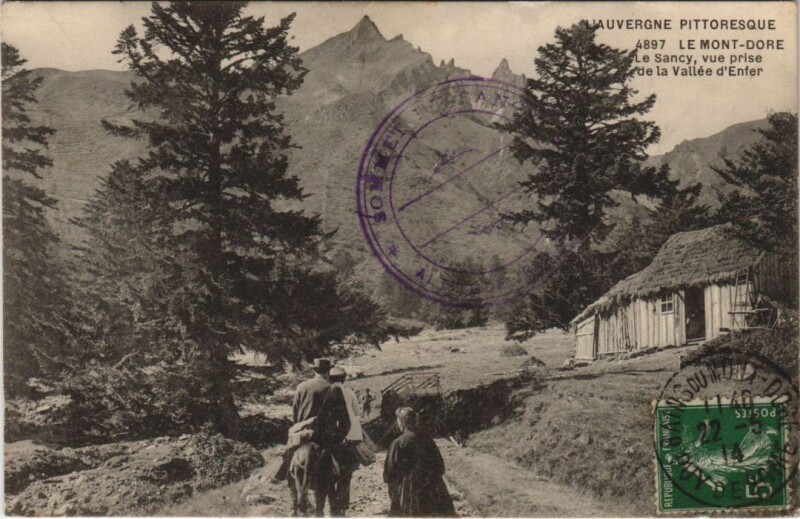 Carte postale ancienne Le Mont Dore Le Sancy à Mont-Dore