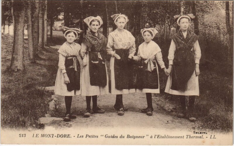 Carte postale ancienne Le Mont Dore Les Petites Guides du Baigneur à Mont-Dore