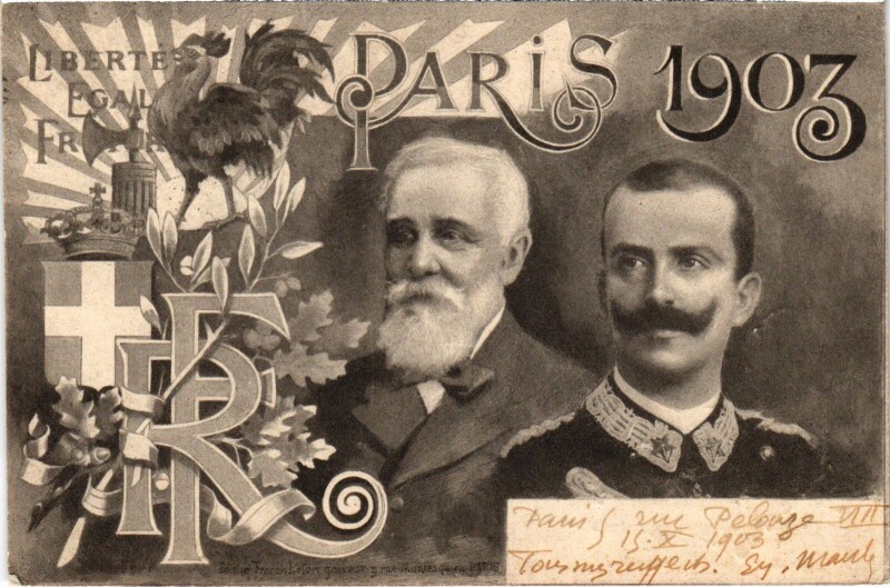 Carte postale ancienne Paris 1903