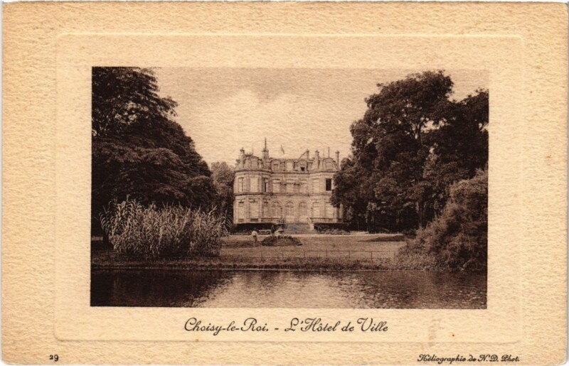 Carte postale ancienne Choisy le Roi L'Hotel de Ville France à Choisy-le-Roi