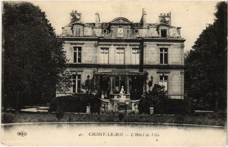 Carte postale ancienne Choisy le Roi L'Hotel de Ville France à Choisy-le-Roi