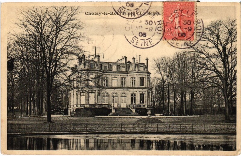 Carte postale ancienne Choisy le Roi Seine-La Mairie France à Choisy-le-Roi