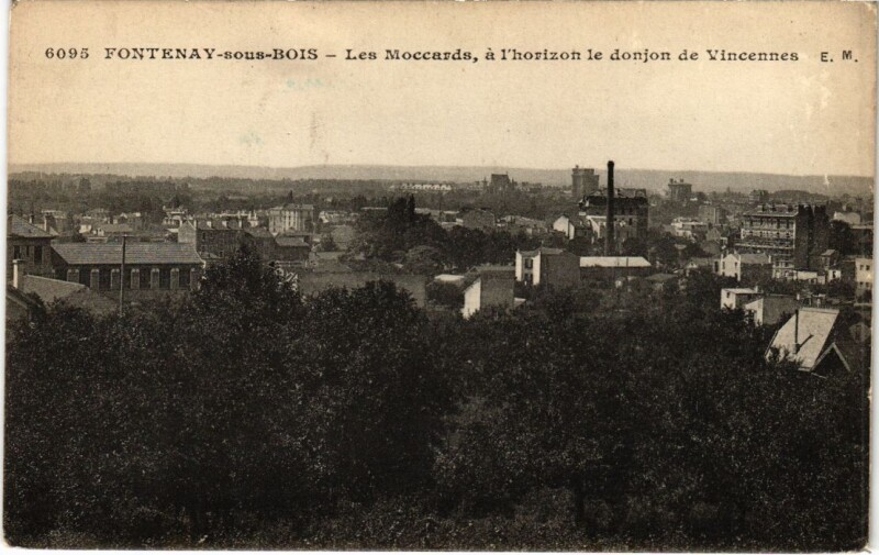 Carte postale ancienne Fontenay Les Moccards, le donjon de Vincennes France à Vincennes