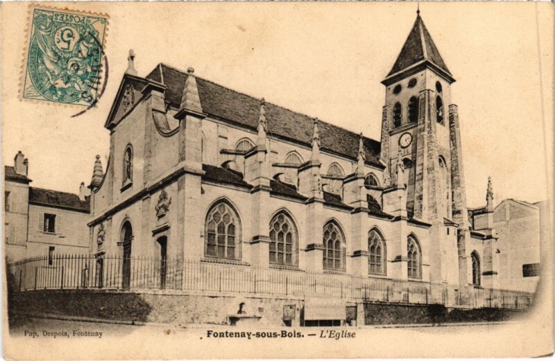 Carte postale ancienne Fontenay L'Eglise France