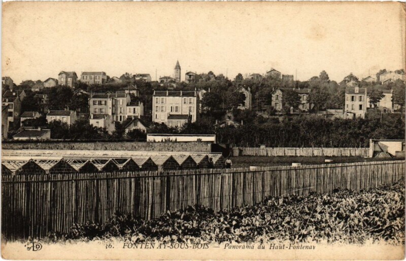 Carte postale ancienne Fontenay sous Bois Panorama du Haut Fontenay France à Fontenay-sous-Bois