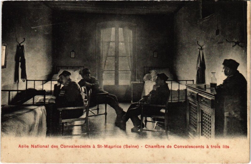 Carte postale ancienne St.Maurice Asile National des Conval. a Saint-Maurice France à Saint-Maurice