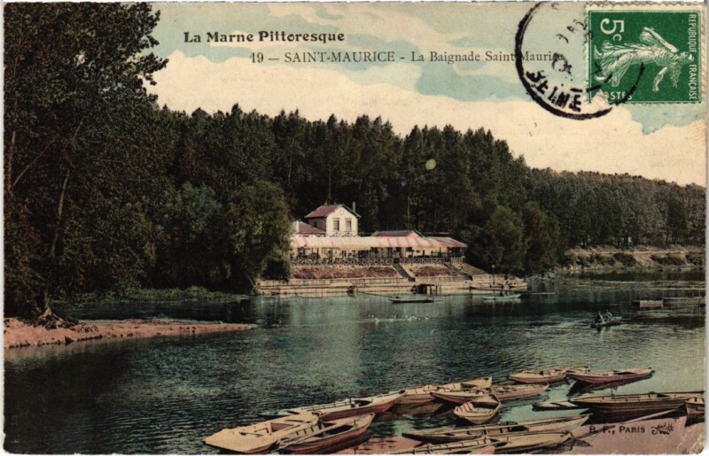 Carte postale ancienne St.Maurice La Bagnade Saint-Maurice France à Saint-Maurice