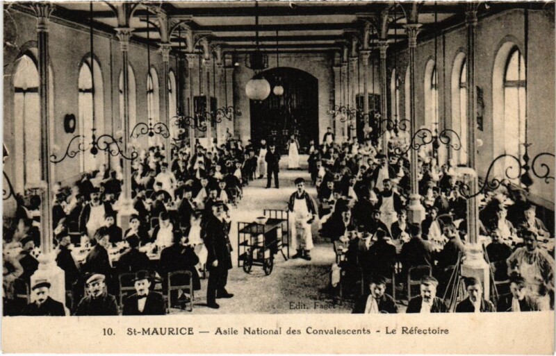 Carte postale ancienne St.Maurice Le Refectoire France