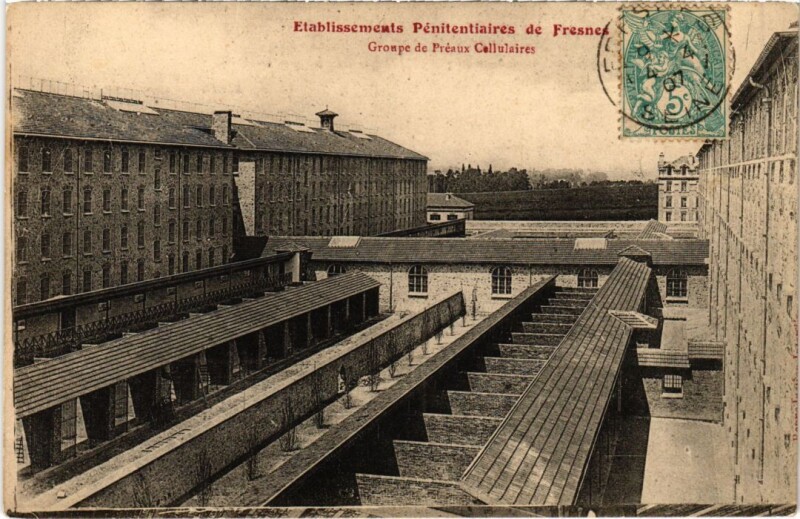 Carte postale ancienne Fresnes Groupe de Preaux Cellulaires France à Fresnes