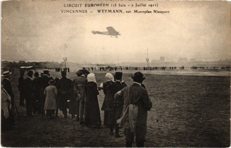 Carte postale ancienne Vincennes Weymann, sur Moroplan Nieuport France à Vincennes