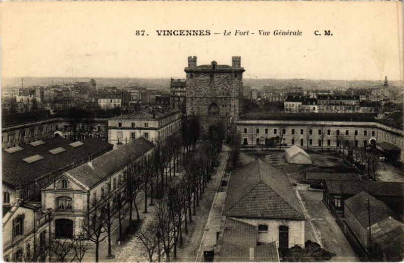 Carte postale ancienne Vincennes Le Fort, Vue Generale France à Vincennes