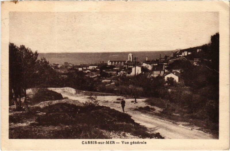 Carte postale ancienne Cassis Vue Generale à Cassis