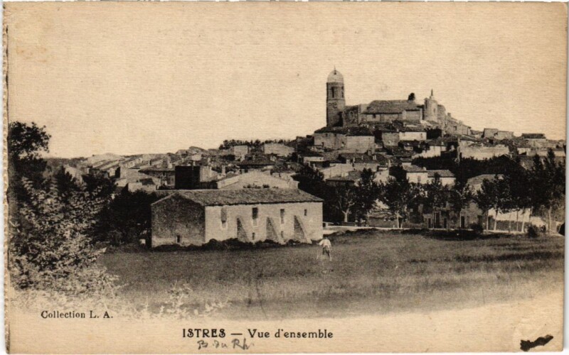 Carte postale ancienne Istres Vue d'Ensemble à Istres