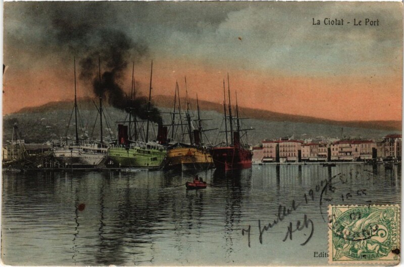 Carte postale ancienne La Ciotat Le Port à La Ciotat
