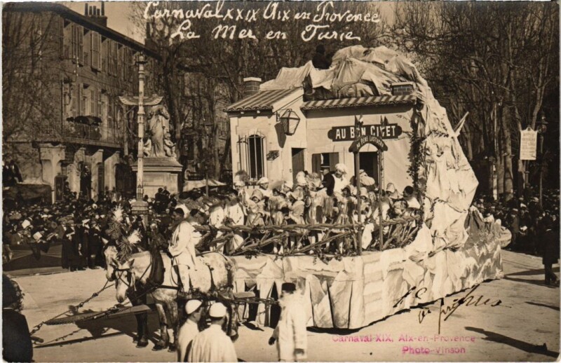 Carte postale ancienne Aix-en-Provence Carnaval Xxix à Aix-en-Provence