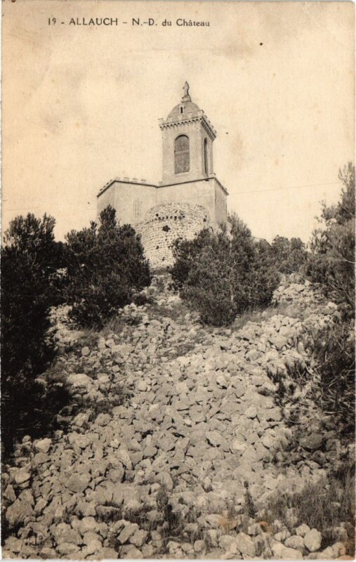 Carte postale ancienne Allauch N.-d. Du Chateau à Allauch