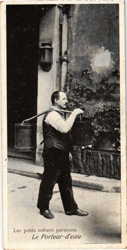Carte postale ancienne Paris Petits Metiers le Porteur d'Eau à Paris