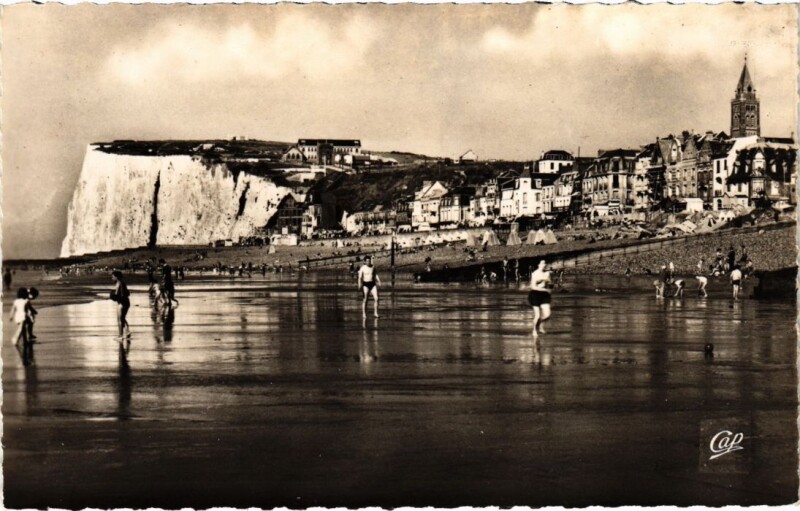 Carte postale ancienne Mers-les-Bains La Plage à Mers-les-Bains