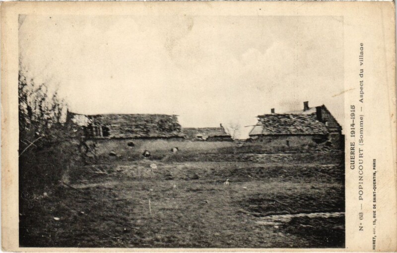 Carte postale ancienne Popincourt Aspect du Village