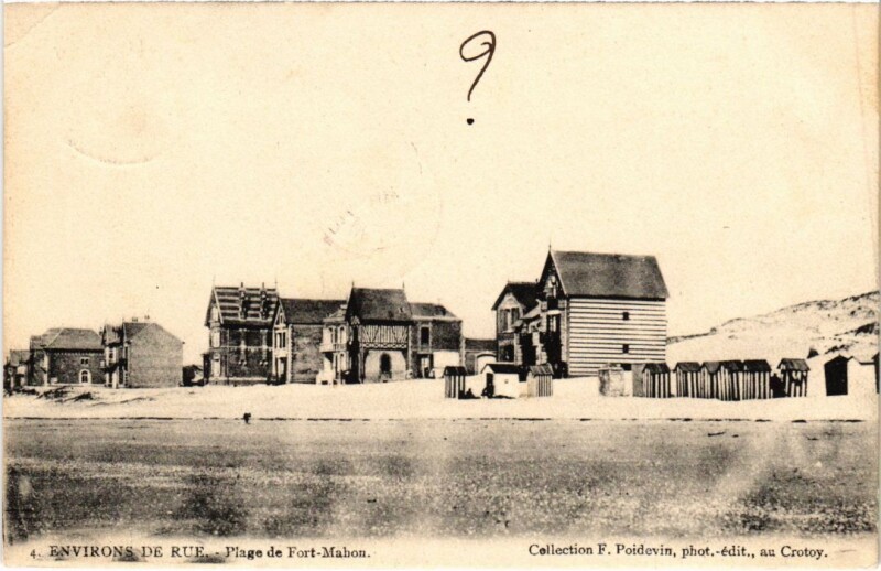 Carte postale ancienne Fort-Mahon-Plage La Plage à Fort-Mahon-Plage