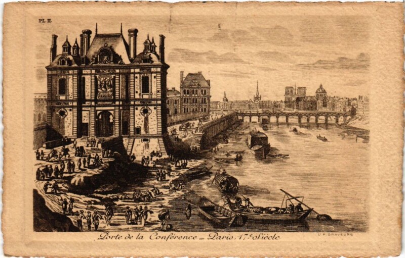 Carte postale ancienne Ancien Paris Porte de la Conference