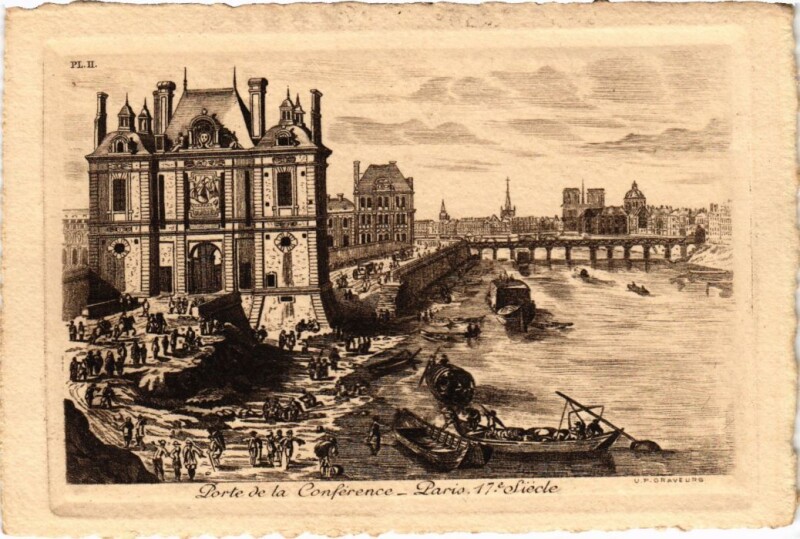 Carte postale ancienne Ancien Paris Porte de la Conference