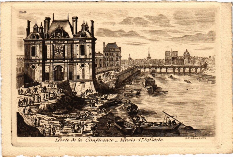 Carte postale ancienne Ancien Paris Porte de la Conference