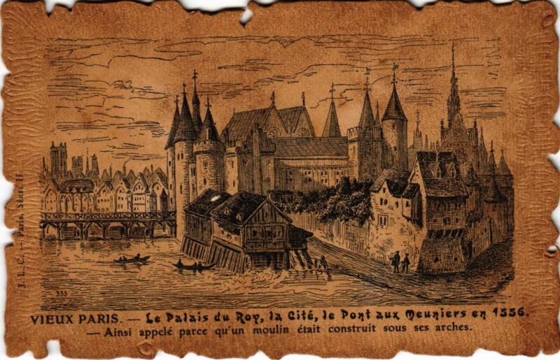Carte postale ancienne Vieux Paris Palais du Roy la Cite
