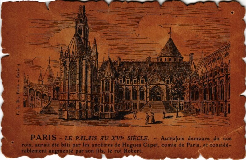 Carte postale ancienne Vieux Paris Le palais