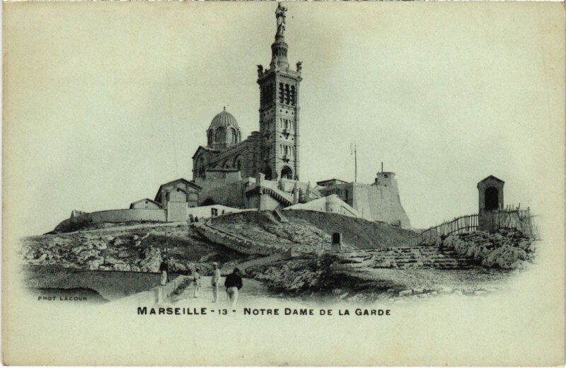 Carte postale ancienne Marseille Notre-Dame de la Garde à Marseille
