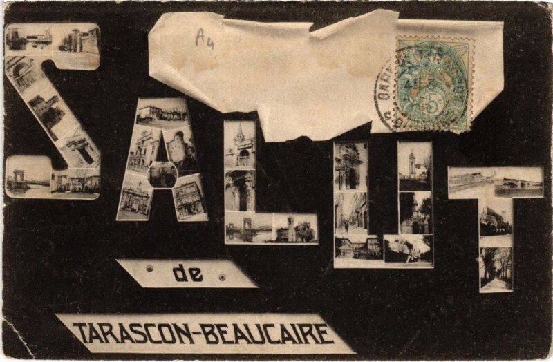 Carte postale ancienne Tarascon Beaucaire - Scenes à Tarascon