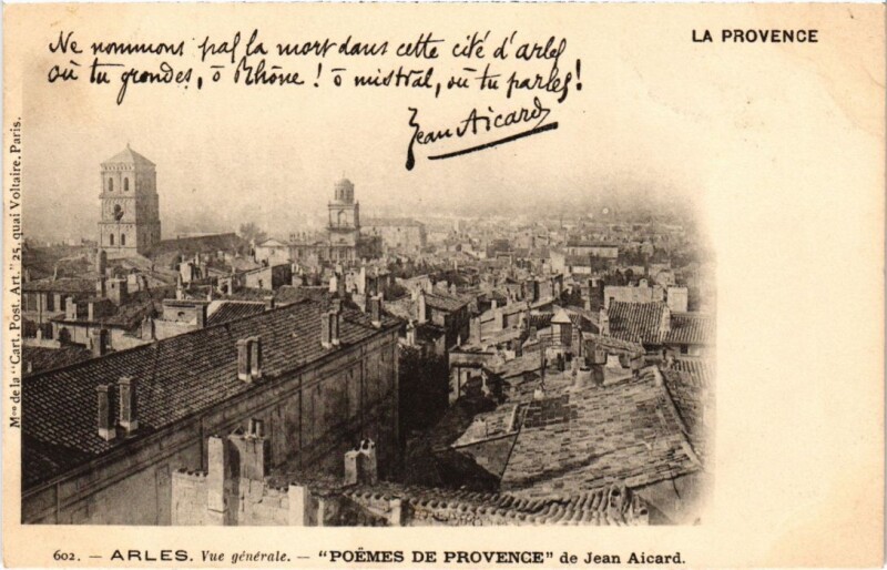 Carte postale ancienne Arles Vue Generale à Arles