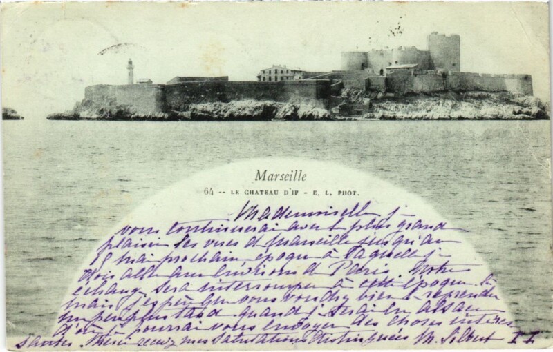 Carte postale ancienne Marseille Le Chateau d'If à Marseille
