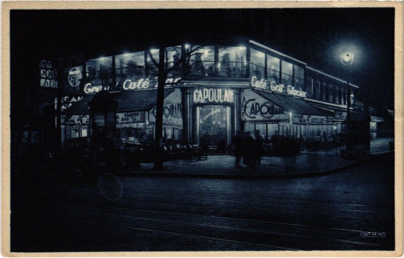 Carte postale ancienne Le Capoulade à Paris 5e