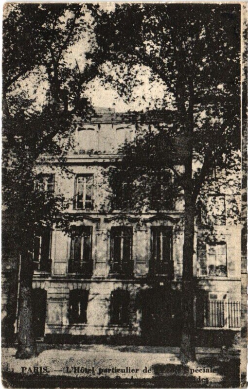 Carte postale ancienne Paris 7e 28, Bd des Invalides Ecole Speciale d'Administration à Paris 7e