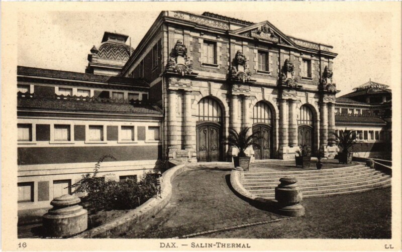 Carte postale ancienne Dax Salin Thermal