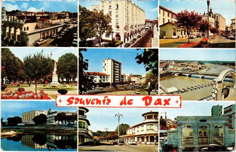 Carte postale ancienne Dax souvenir