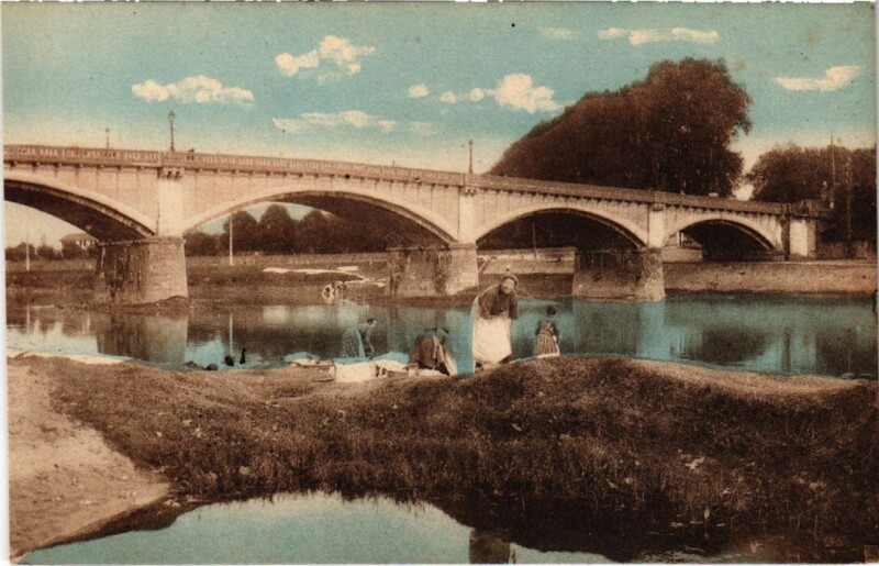 Carte postale ancienne Dax l'Adour