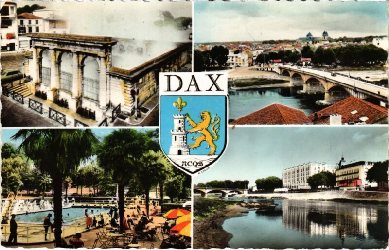Carte postale ancienne Dax souvenir