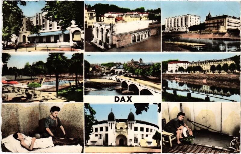 Carte postale ancienne Dax souvenir