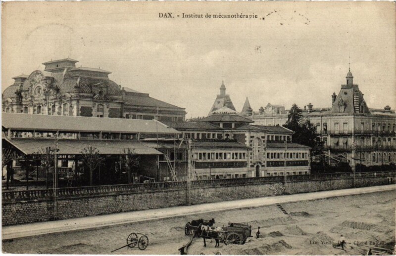 Carte postale ancienne Dax Institut de mecanotherapie