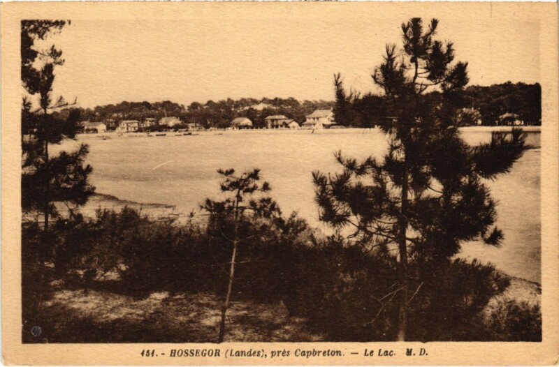 Carte postale ancienne Hossegor Le Lac