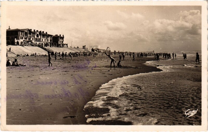 Carte postale ancienne Hossegor La Plage sud