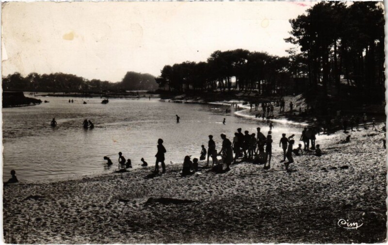 Carte postale ancienne Hossegor Plage du Bourret