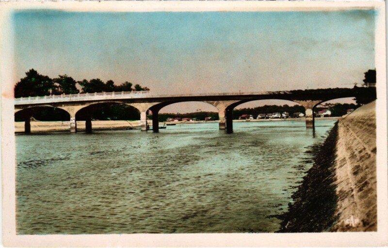 Carte postale ancienne Hossegor Le Pont