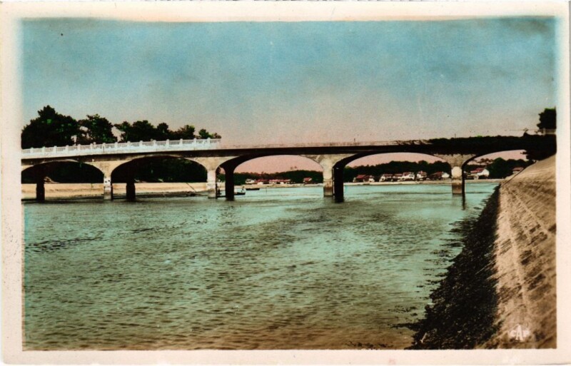 Carte postale ancienne Hossegor Le Pont