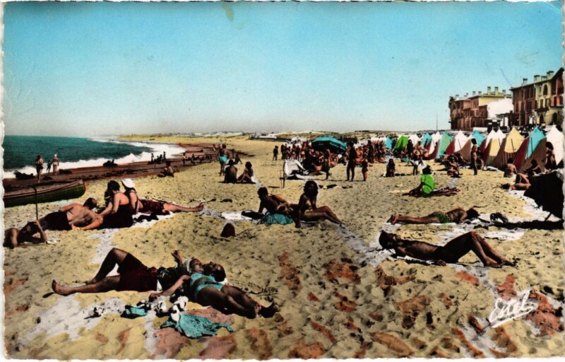 Carte postale ancienne Hossegor La Plage