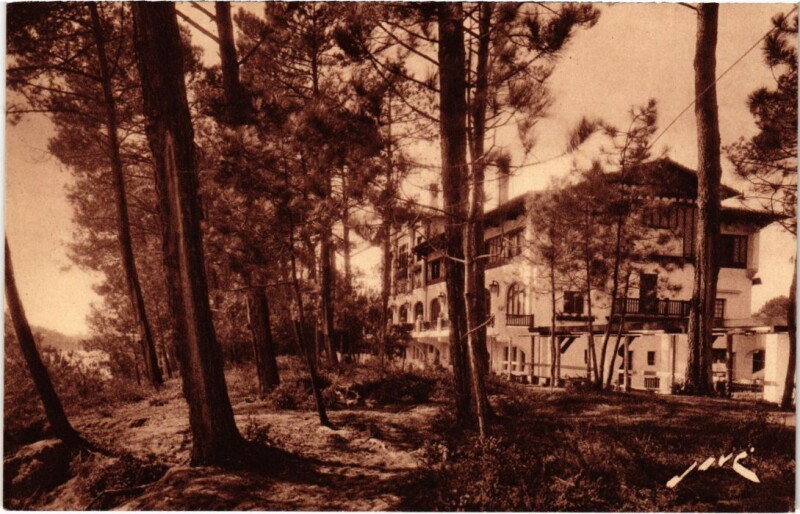 Carte postale ancienne Hossegor La maison des sports