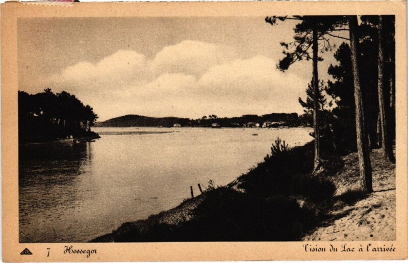 Carte postale ancienne Hossegor Le Lac
